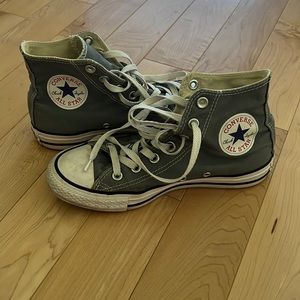High Tops Gray Converse Size:7